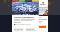 Desktop Screenshot of hotelkultahovi.fi