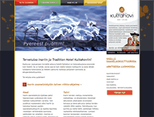 Tablet Screenshot of hotelkultahovi.fi